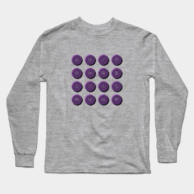 Arcade Heart Beat Long Sleeve T-Shirt by DavidCentioli